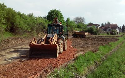 Уређење платоа у Гружи за измештање контејнера за смеће
