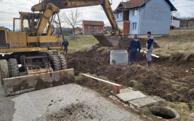 Реконструише се канализациона мрежа у насељу Кнић