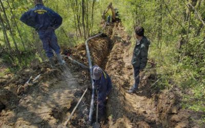 Реконструкција водоводне линије ДН110 за Грабовац