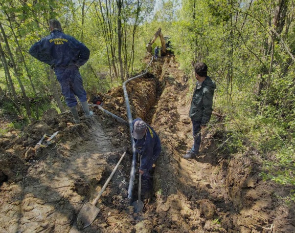 Реконструкција водоводне линије ДН110 за Грабовац